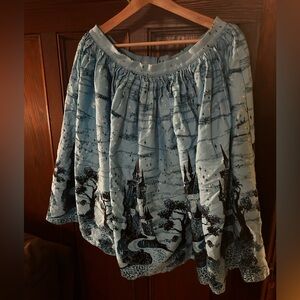 Pinup Couture sleeping beauty castle skirt 1x